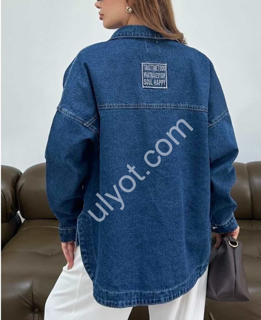 КУРТКА TOP SHOP (S-L) Т.СИНИЙ 3444
