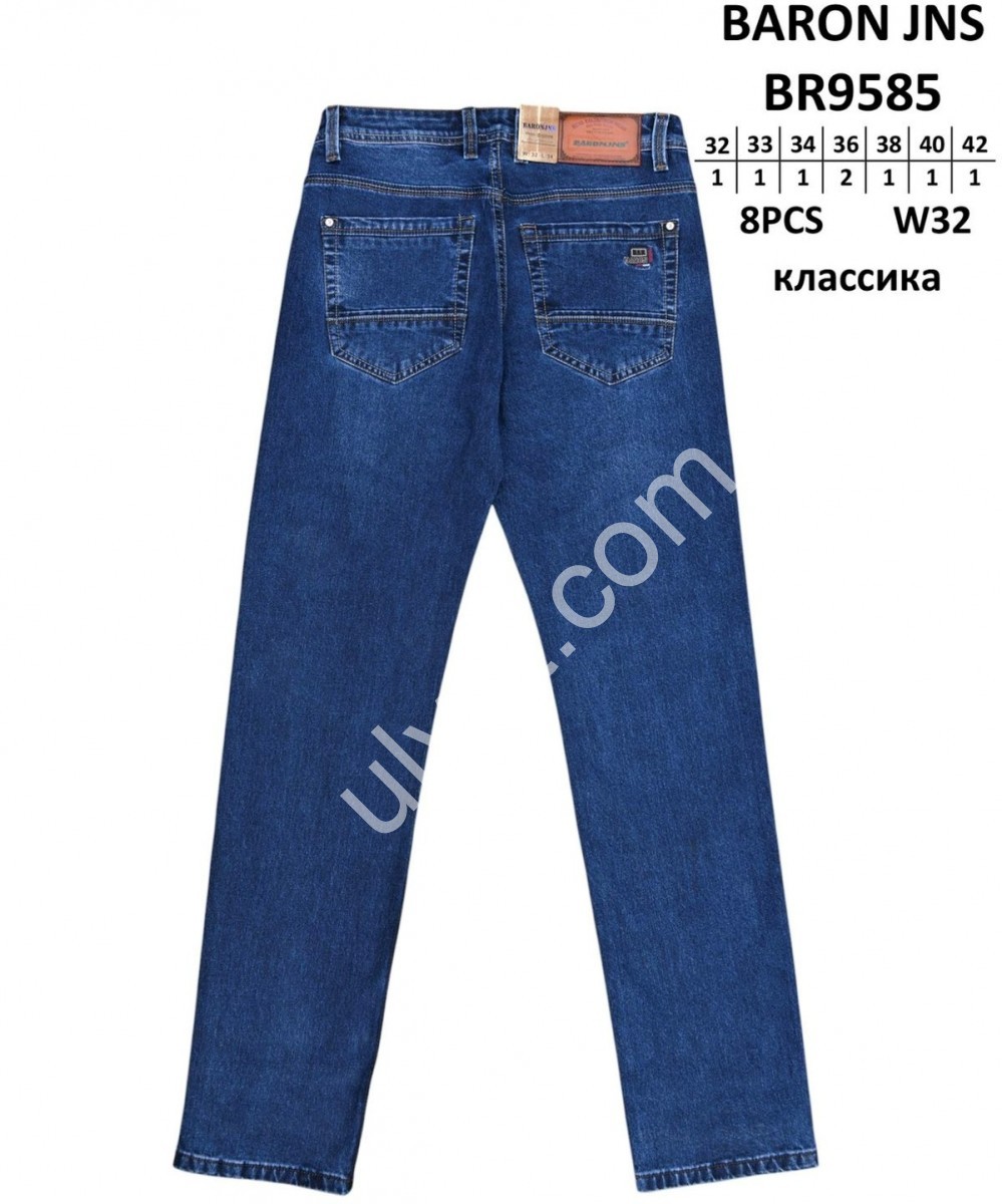 ДЖИНСЫ BARON (32-42) Т.СИНИЙ 9585