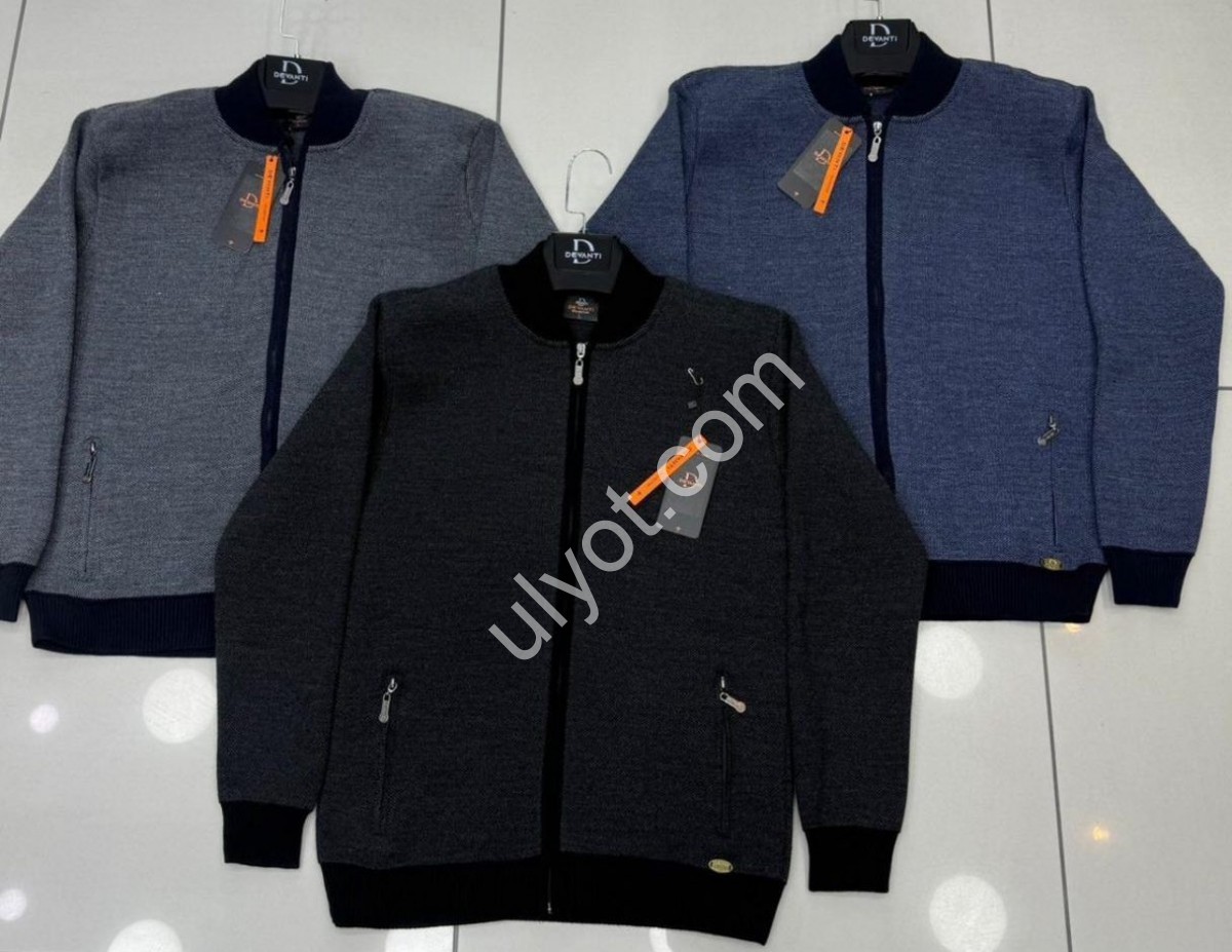 БОМБЕР DEVANTI (3XL-5XL) Т.СИНІЙ 72139-1