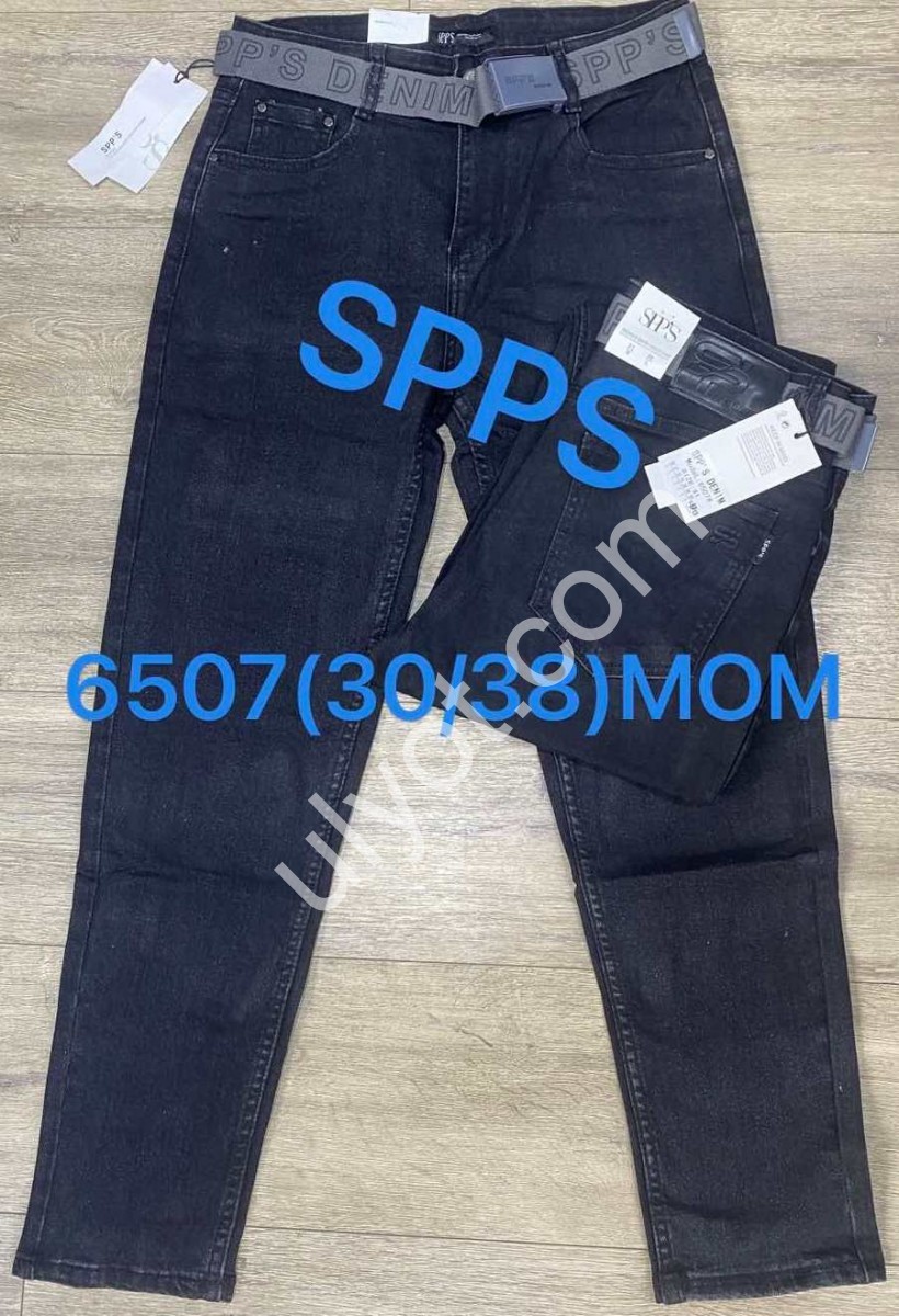 ДЖИНСЫ SPPS (30-38) ГРАФИТ 6507