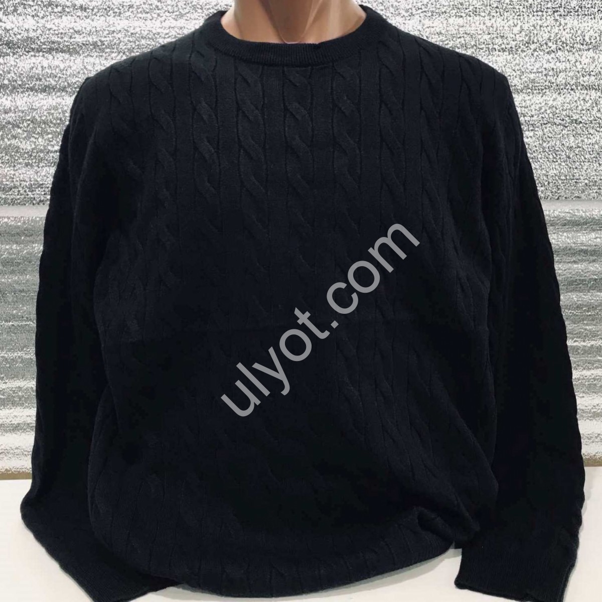 СВИТЕР (M-2XL) ЧЕРНЫЙ 110