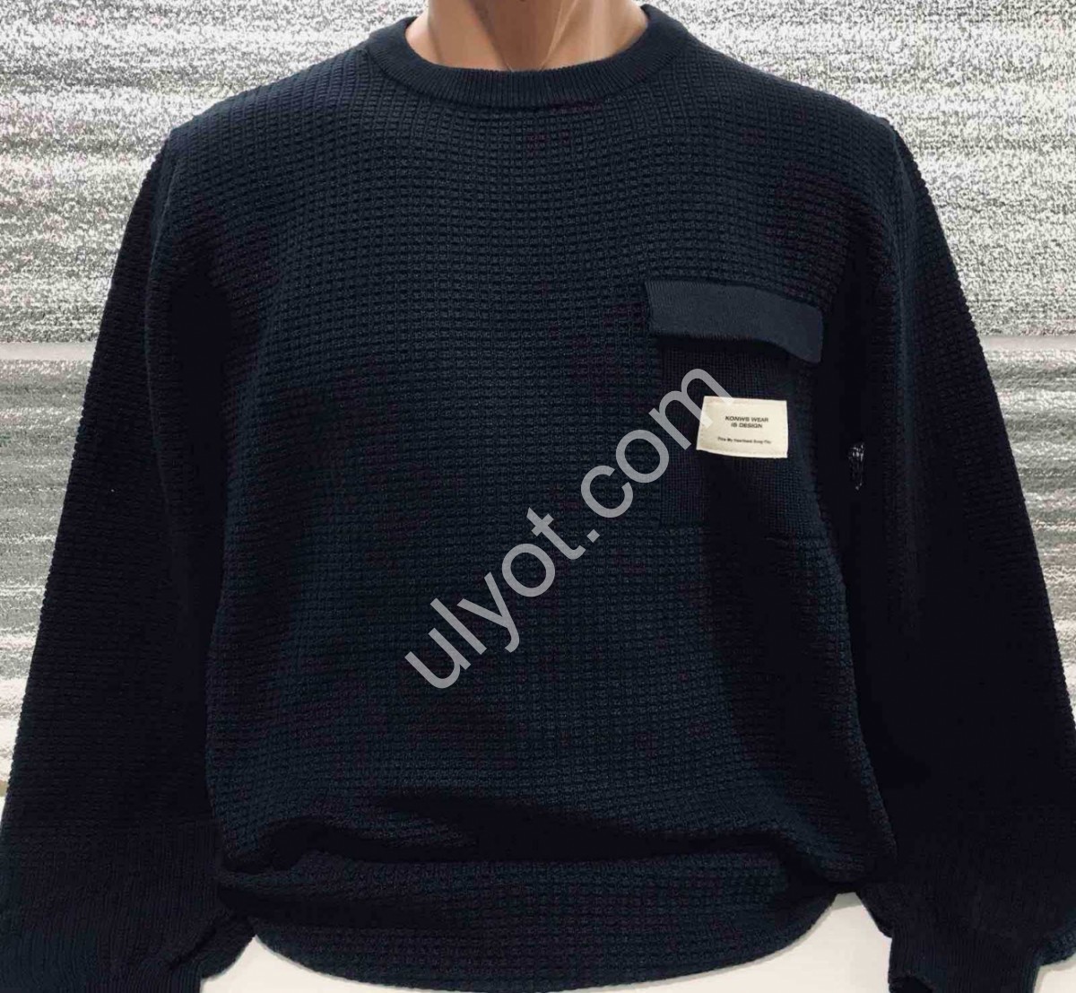 СВИТЕР (M-2XL) Т.СИНИЙ 115