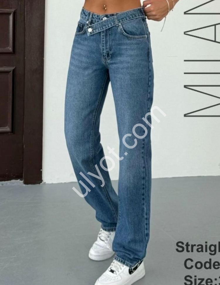 ДЖИНСИ ZEO BASIC (32-40) СИНІЙ 5020