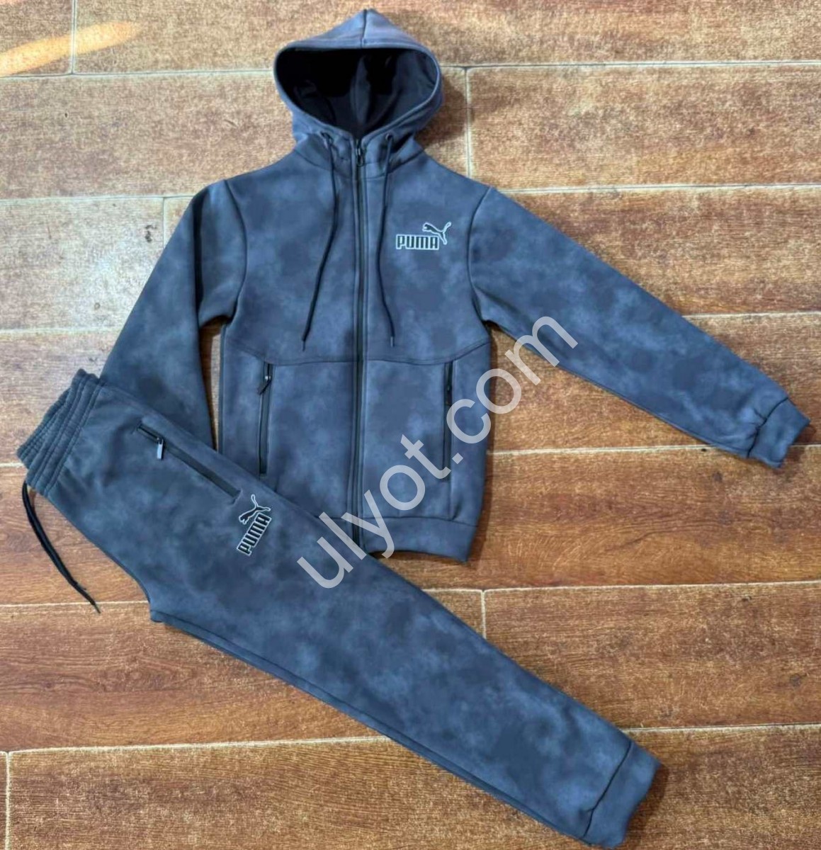 СПОРТ.КОСТЮМ P15 (40-48) МАНЖЕТ СЕРЫЙ 