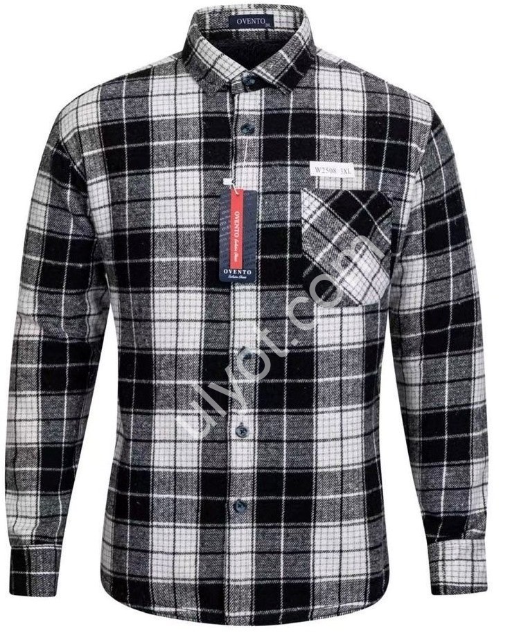 РУБАШКА (XL-5XL) МЕХ ЧЕРНЫЙ 