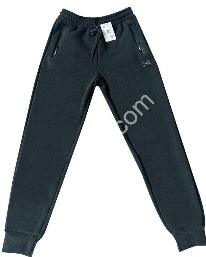 СПОРТ.ШТАНИ (XL-5XL) ФЛІС МАНЖЕТ ГРАФІТ 0014
