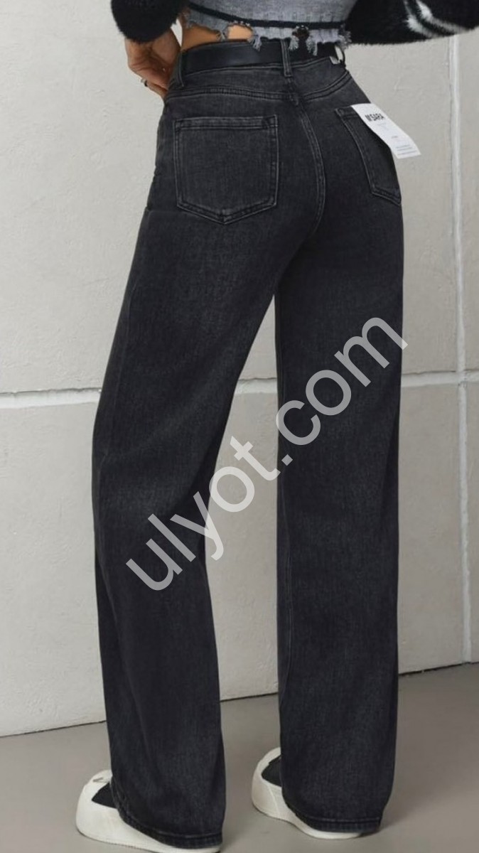 ДЖИНСЫ M.SARA (XS-XL) ГРАФИТ 2075-A