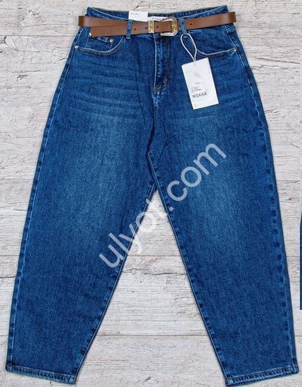 ДЖИНСЫ M.SARA (L-5XL) Т.СИНИЙ 231-3