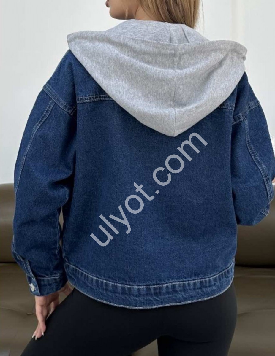 КУРТКА ДЖИНСОВАЯ TOP SHOP (S-L) Т.СИНИЙ 5045