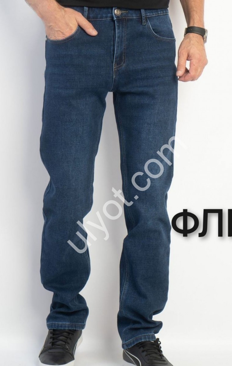 ДЖИНСИ FEERARS (32-38) ФЛІС Т.СИНІЙ 8080