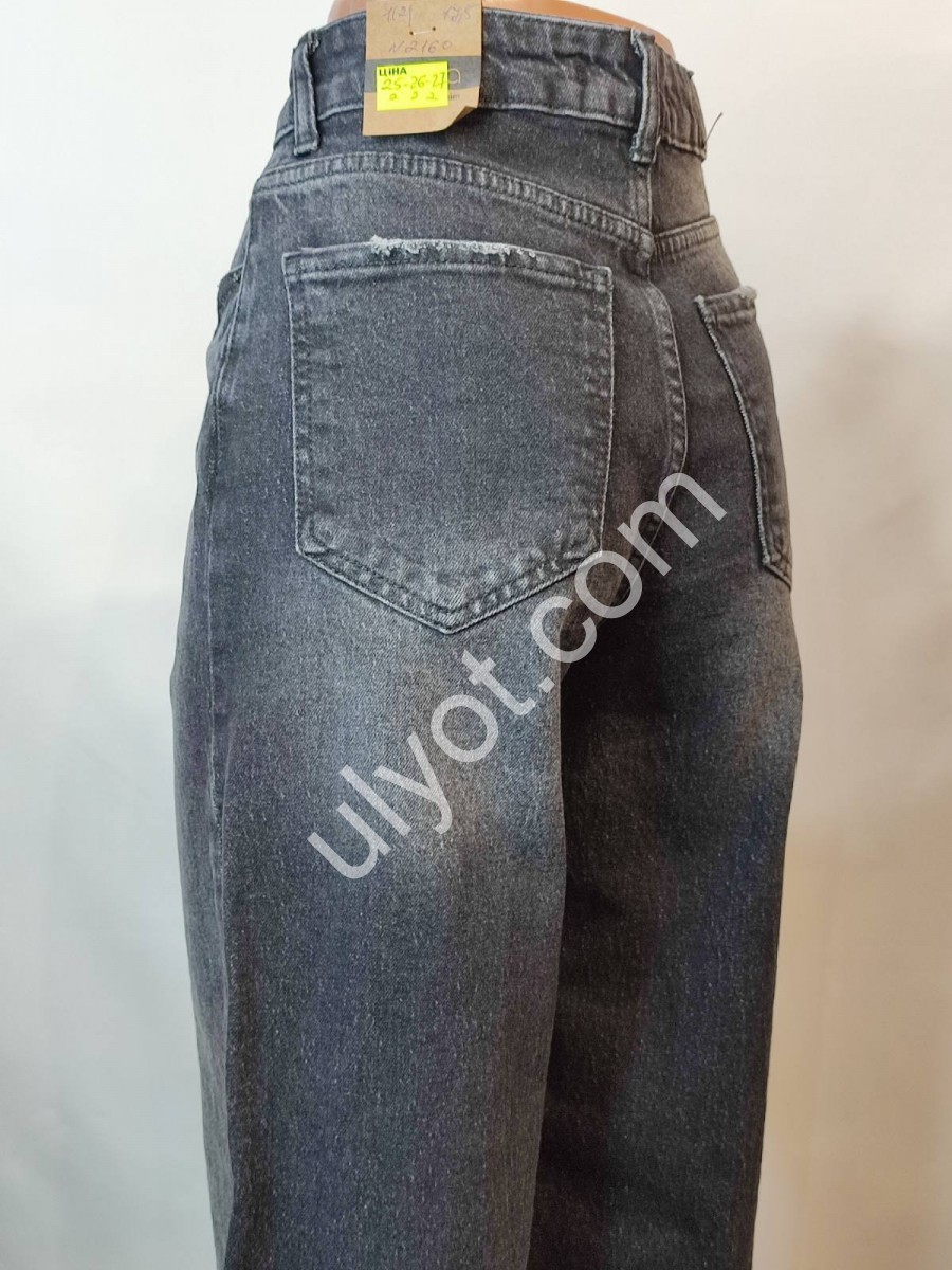ДЖИНСЫ SASHA  (25-27) ГРАФИТ 2160