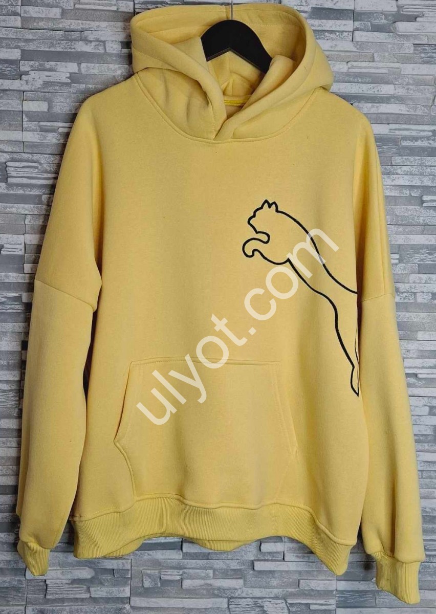 ХУДІ P15 (ONE SIZE 48-50) ФЛІС ЖОВТИЙ 0036