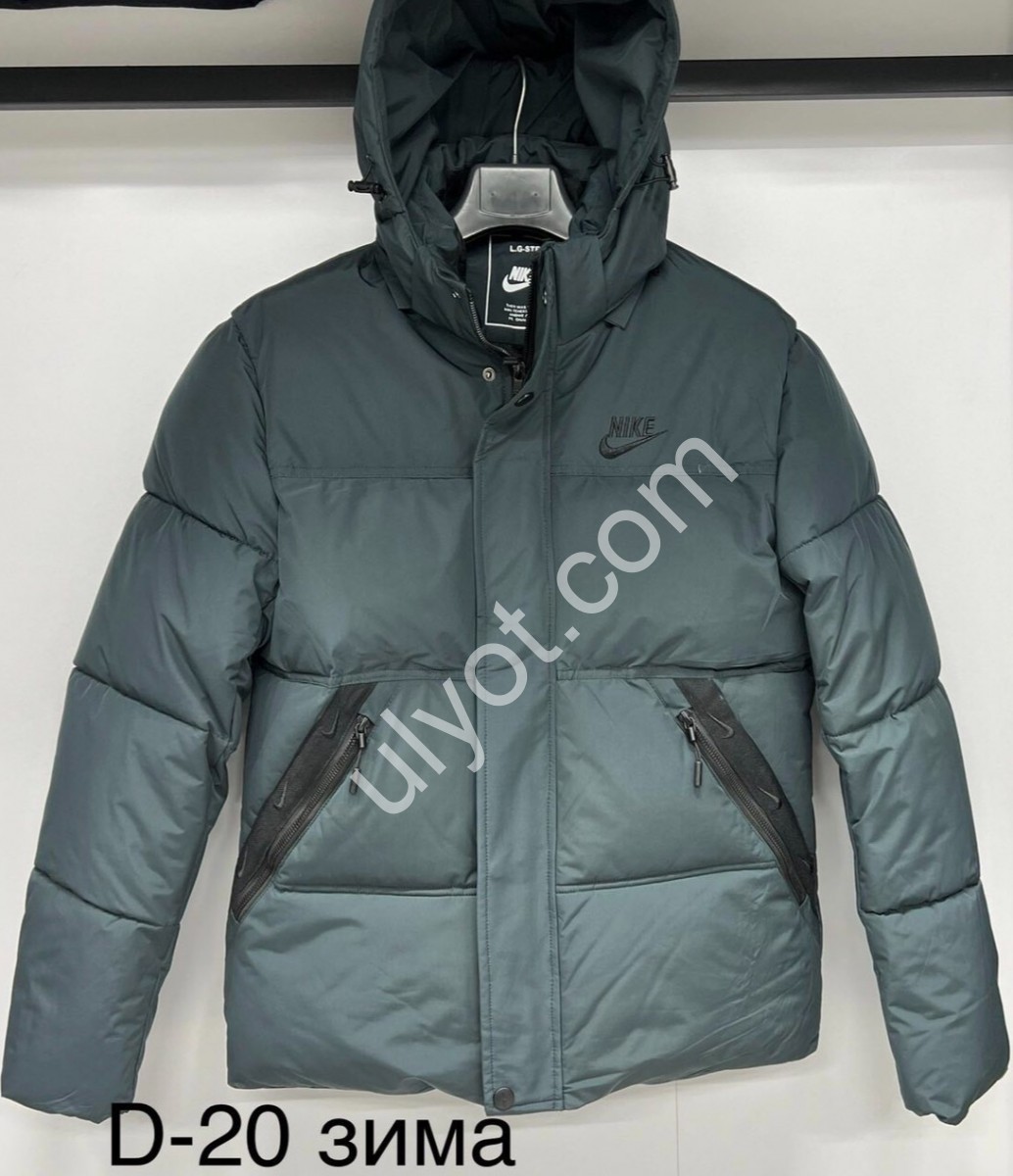 КУРТКА N02 (M-3XL) Т.ЗЕЛЕНИЙ D20