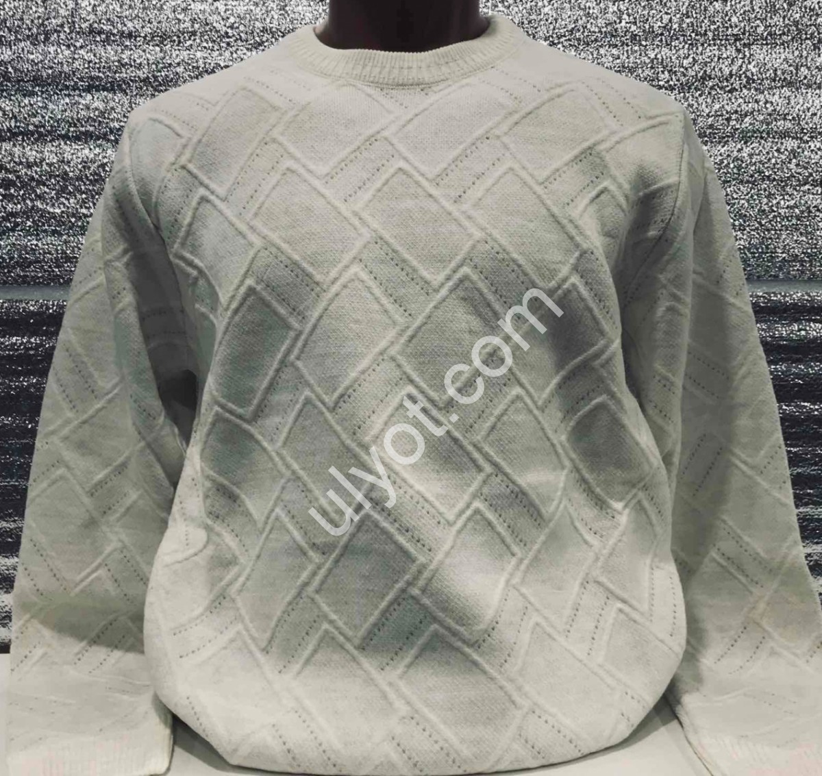 СВИТЕР CASHMERE (M-XL) КРЕМ 8115