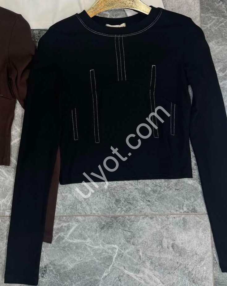 ЛОНГСЛИВ (S-XL) СЕРЫЙ CT213