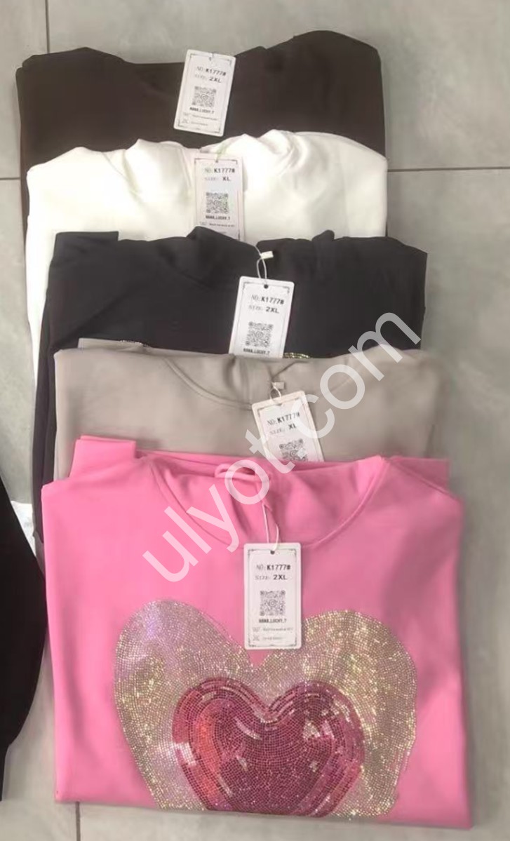 СВИТШОТ (XL-4XL) МОККО K1777