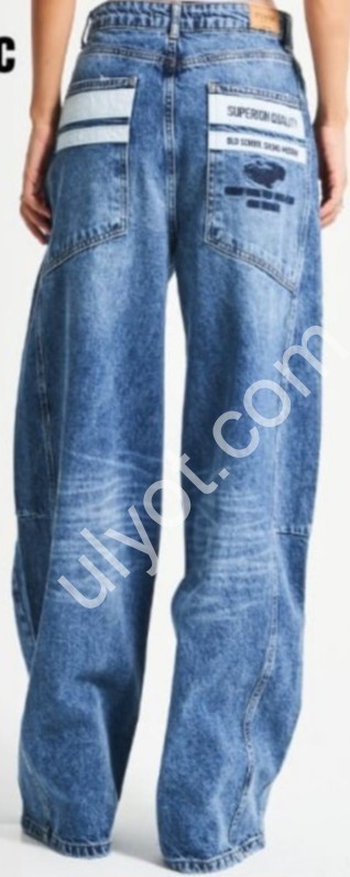 ДЖИНСЫ IT'S BASIC (34-42) СИНИЙ 4212/4w5/5