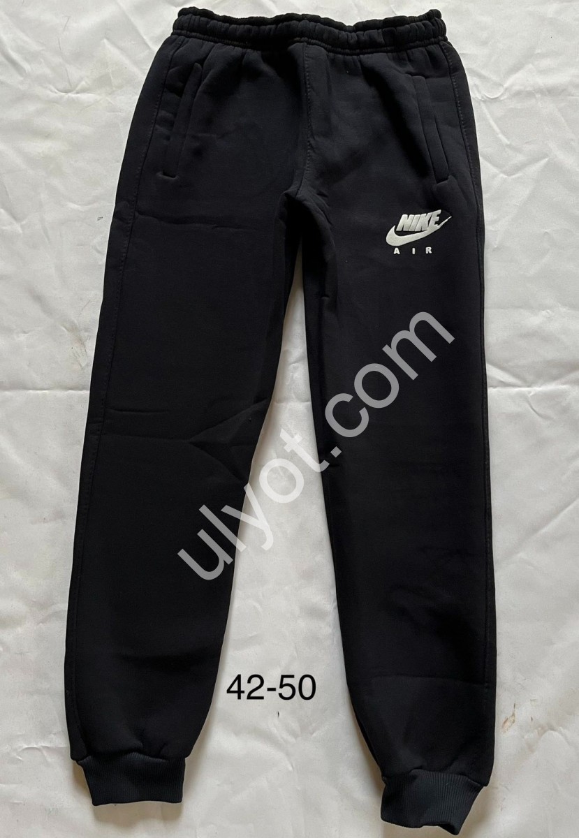 СПОРТ.ШТАНИ N02 (42-50) ФЛІС МАНЖЕТ Т.СИНІЙ 005