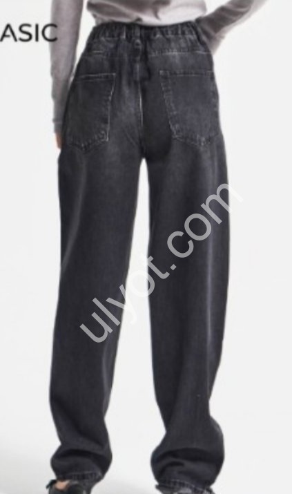 ДЖИНСЫ IT'S BASIC (32-36) ГРАФИТ 4394/2w5/1
