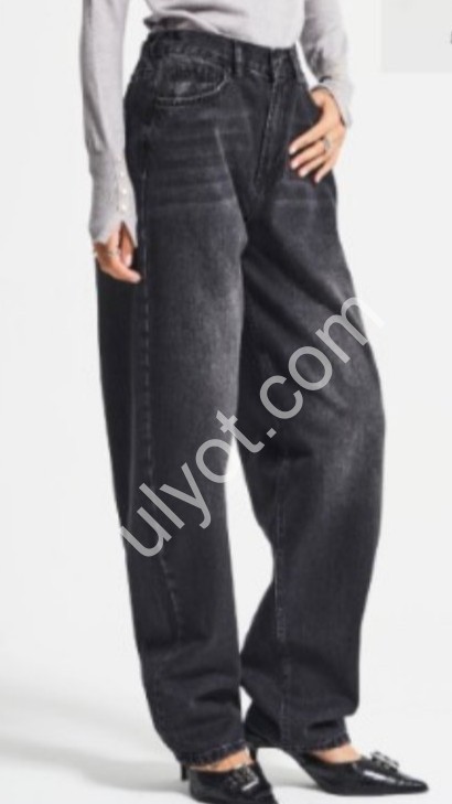 Фото 2 ДЖИНСЫ IT'S BASIC (32-36) ГРАФИТ 4394/2w5/1