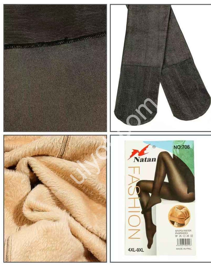 КОЛГОТЫ (4XL-9XL) МЕХ МИКС 708