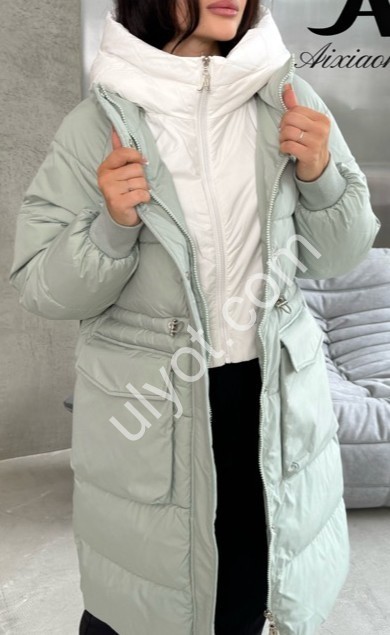 КУРТКА (S-XL) МЯТА 9116