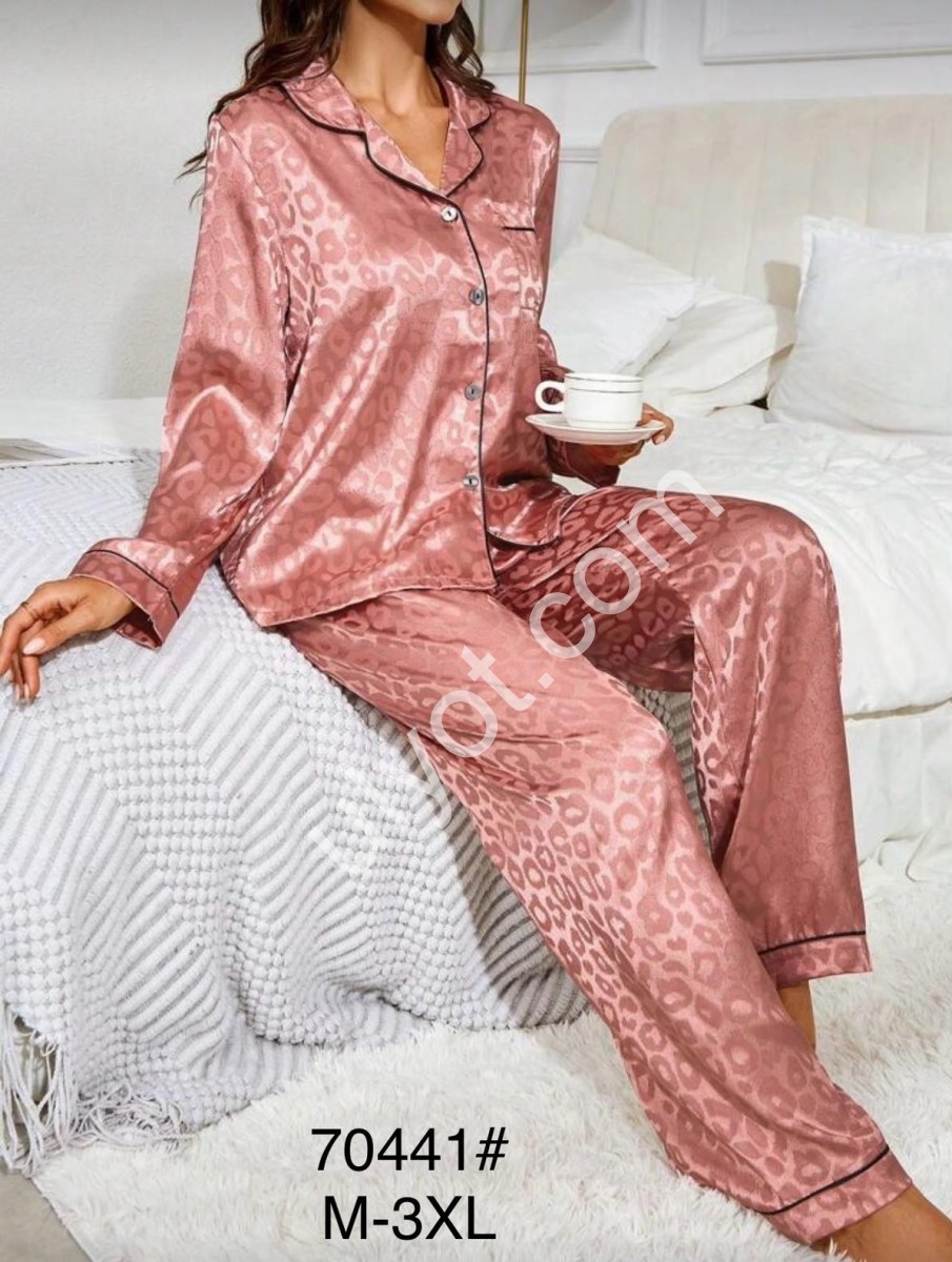 ПІЖАМА (M-3XL) ПУДРА 70441