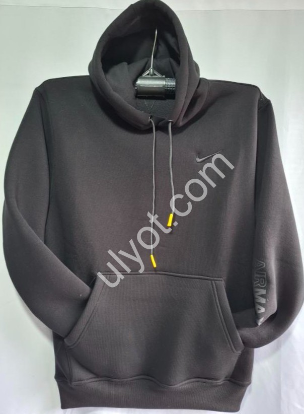 СПОРТ.КОФТА N02 (50-58) ФЛІС ЧОРНИЙ