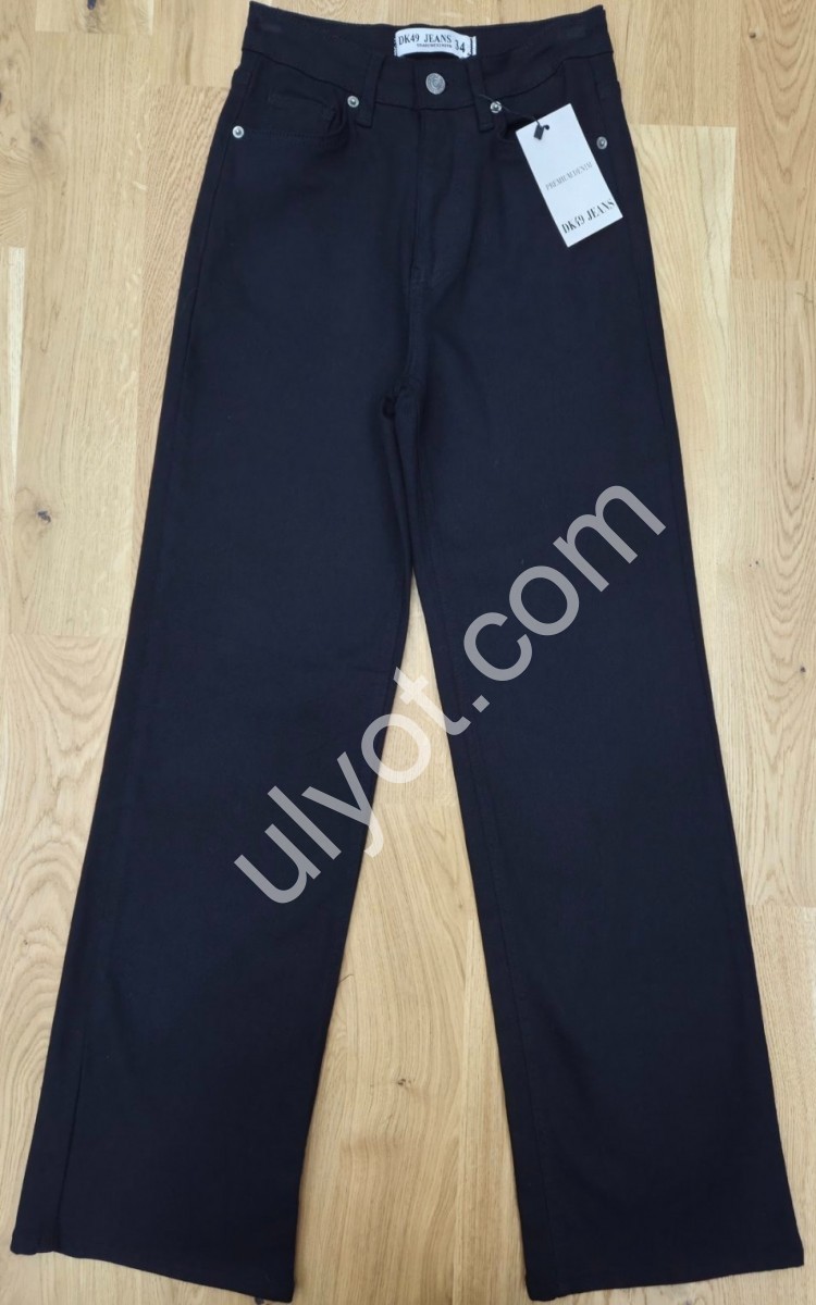ДЖИНСИ DK49 (34-42) ЧОРНИЙ 8002