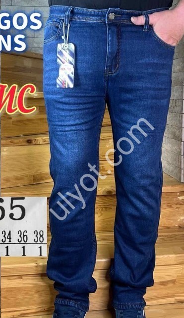 ДЖИНСИ AVIWGOS (29-38) ФЛІС Т.СІНІЙ 9865