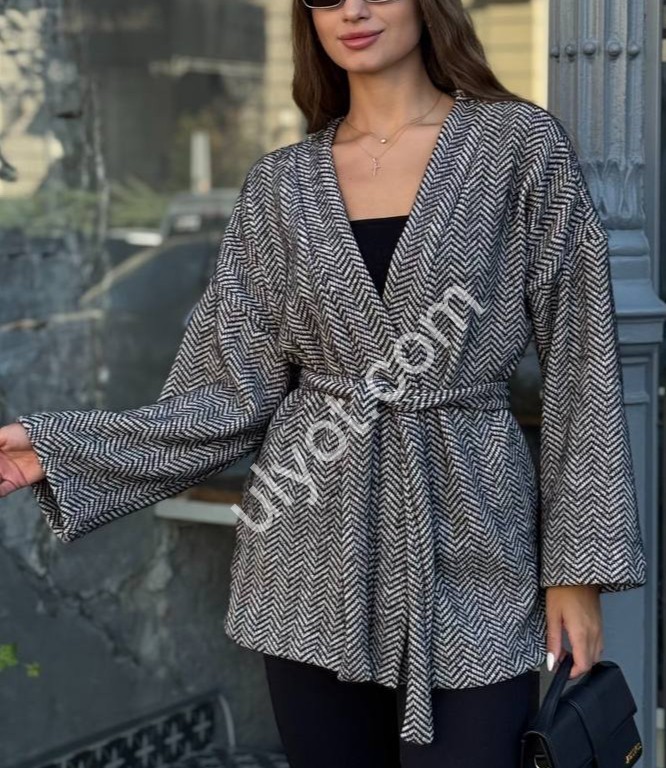 КАРДИГАН (42-48) ГРАФІТ 1663