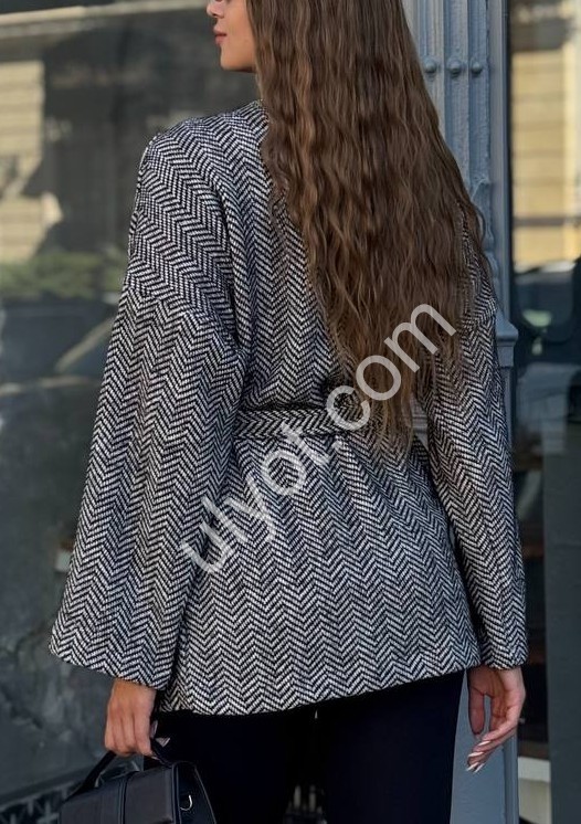 КАРДИГАН (42-48) ГРАФІТ 1663