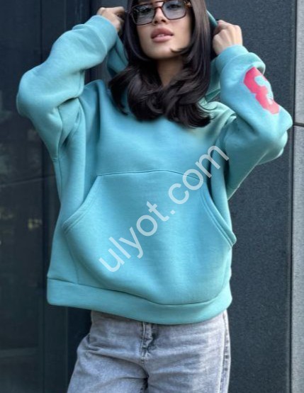 ХУДИ (42-48) ФЛИС МЯТА 4250