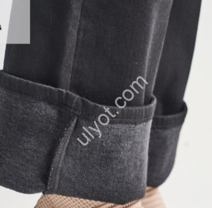 Фото 2 ДЖИНСИ IT'S BASIC (32-36) ФЛІС ЧОРНИЙ 4488/1w5/1