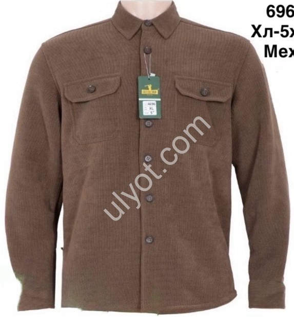 РУБАШКА (XL-5XL) МЕХ МИКС 696