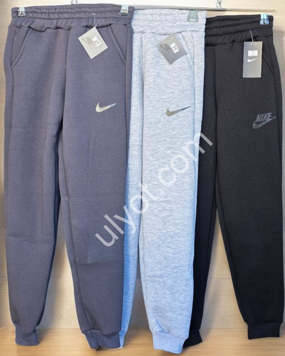 СПОРТ. ШТАНЫ N01 (3-7ЛЕТ) ФЛИС МАНЖЕТ МЕЛАНЖ 