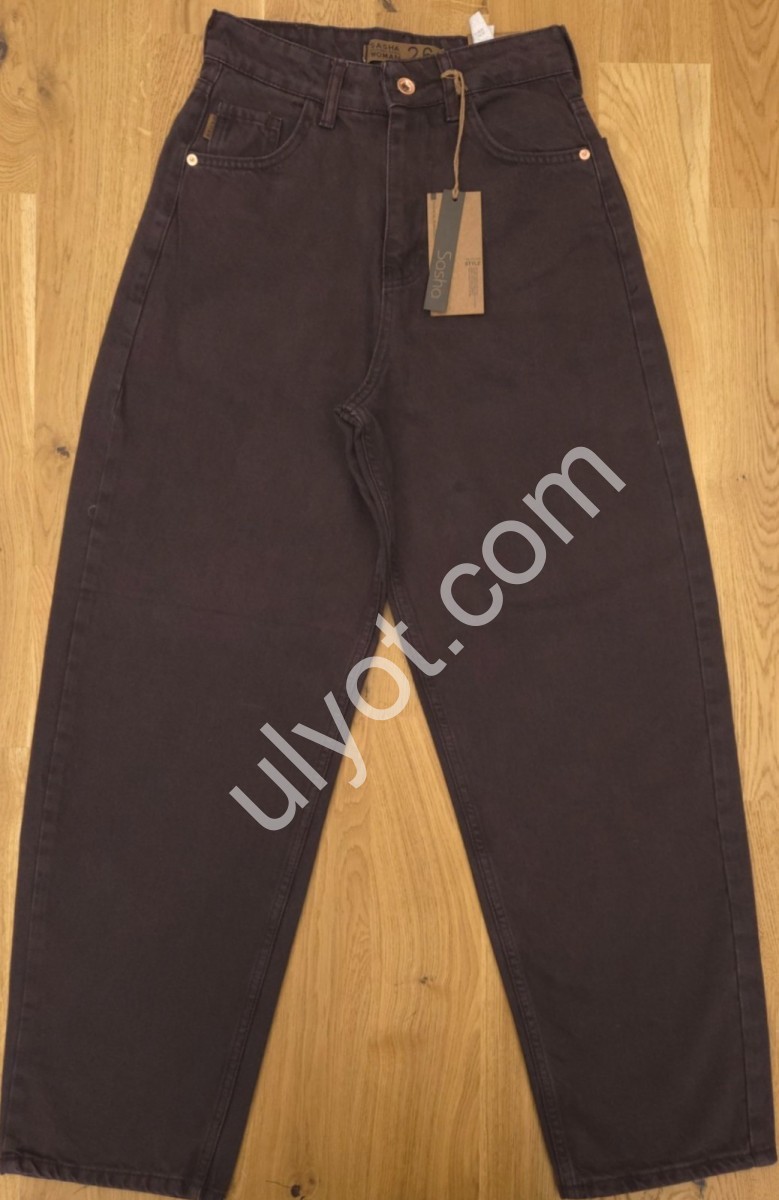 ДЖИНСИ SASHA (26-31) ШОКОЛАД 2370