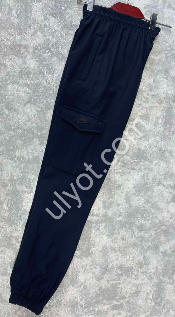 СПОРТ.ШТАНИ N02 (48-58) ФЛІС МАНЖЕТ Т.СИНІЙ 502