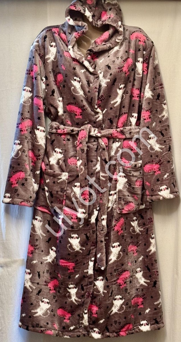 ХАЛАТ КОТЫ (56-60) МАХРА СВ.КОРИЧНЕВЫЙ 
