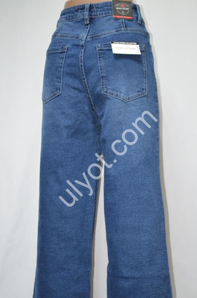 ДЖИНСЫ RELUCKY (28-33) БАЙКА Т.СИНИЙ W0382-6