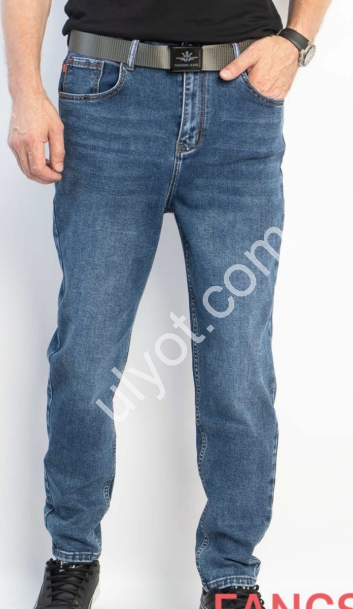 ДЖИНСЫ FANGSIDA (28-36) Т.СИНИЙ 8803