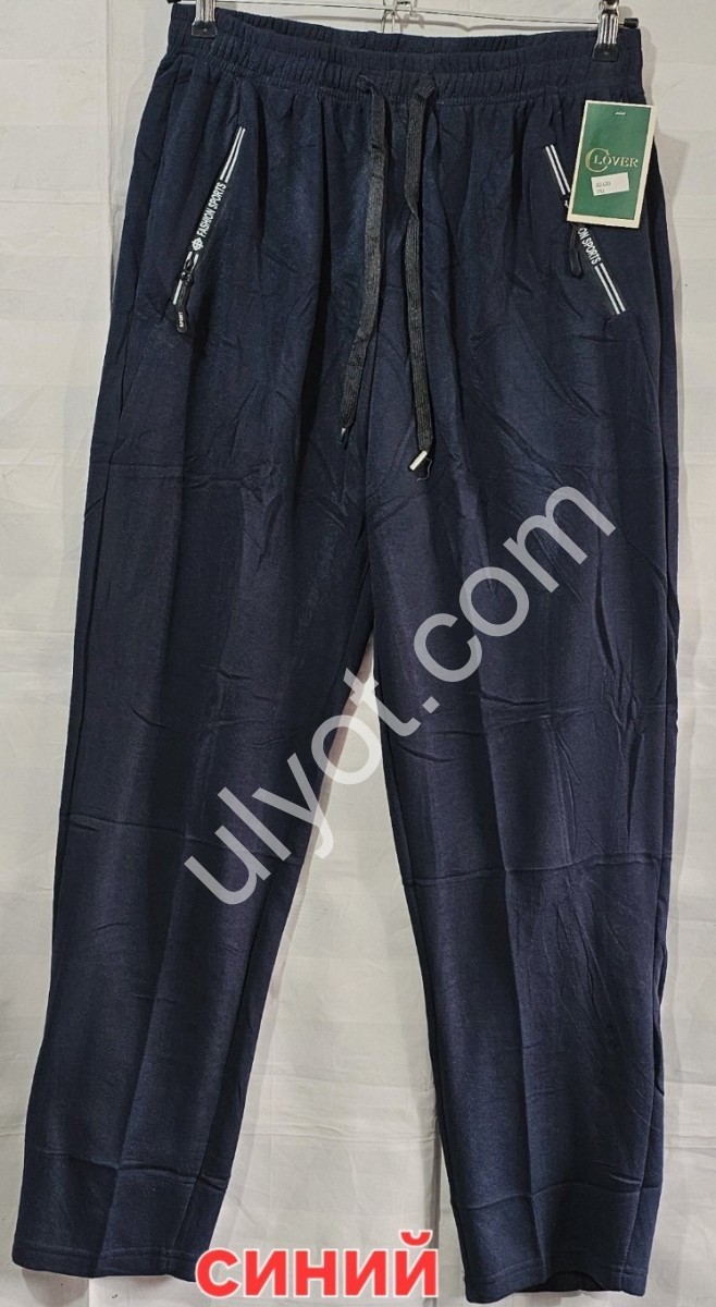СПОРТ.ШТАНИ (7XL-10XL) ФЛІС ПРЯМИЙ Т.СИНІЙ 2420