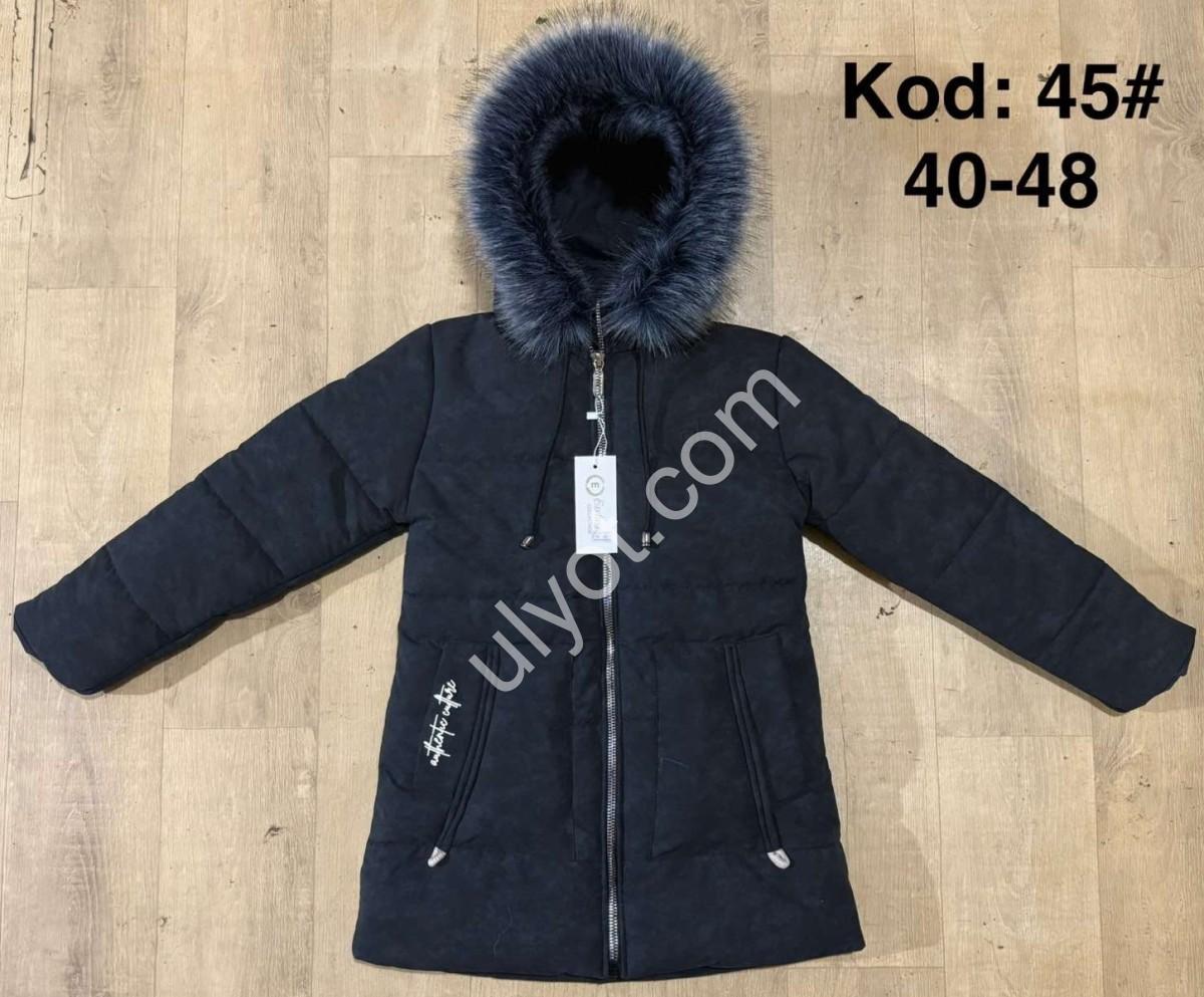 КУРТКА A15 (13-17 ЛЕТ) ЧЕРНЫЙ 45