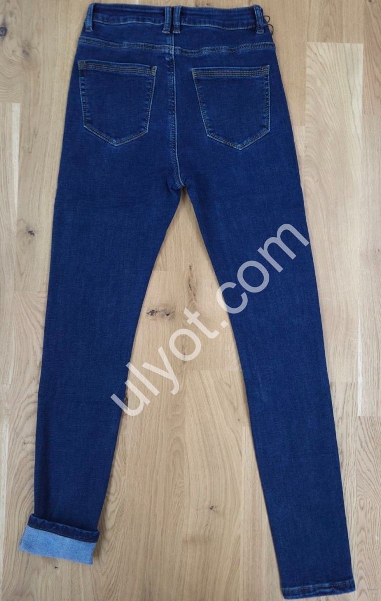 ДЖИНСИ VANTEL (28-33) БАЙКА Т.СИНІЙ 7138