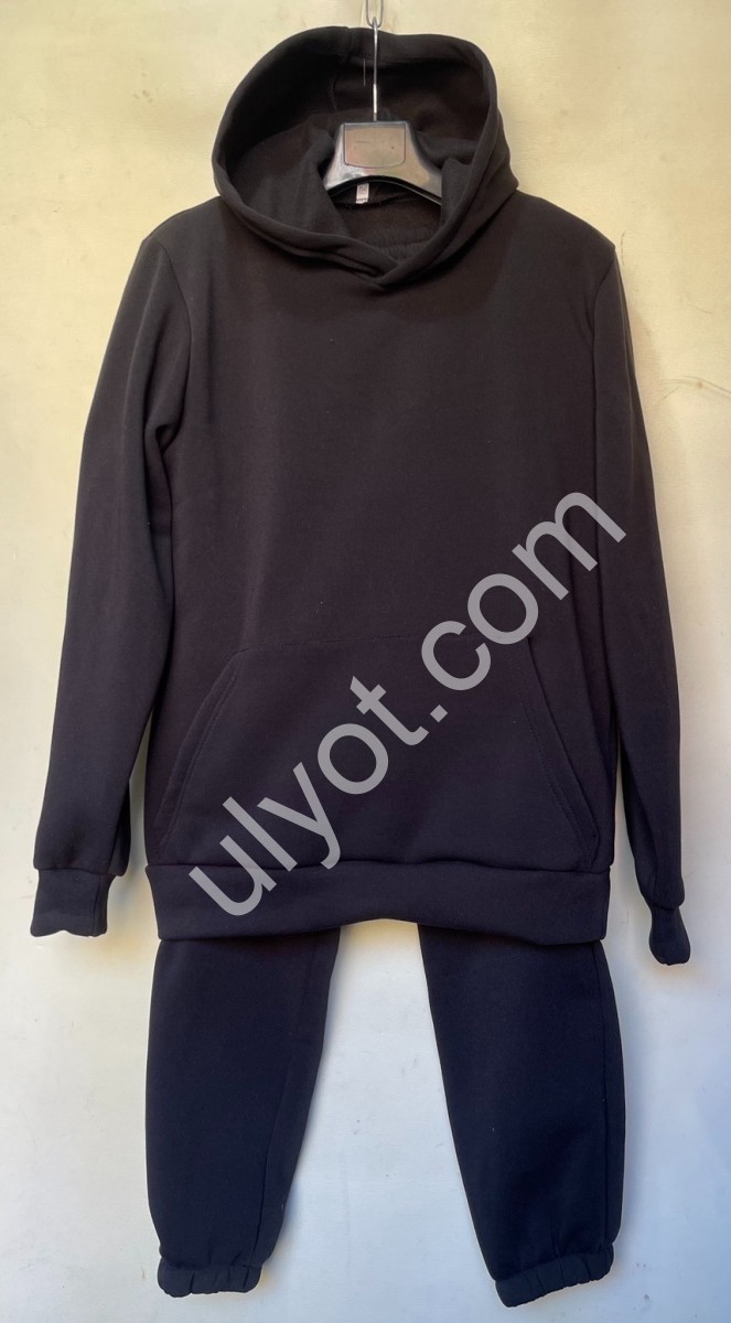 СПОРТ.КОСТЮМ (46-54) МАНЖЕТ ЧЕРНЫЙ 