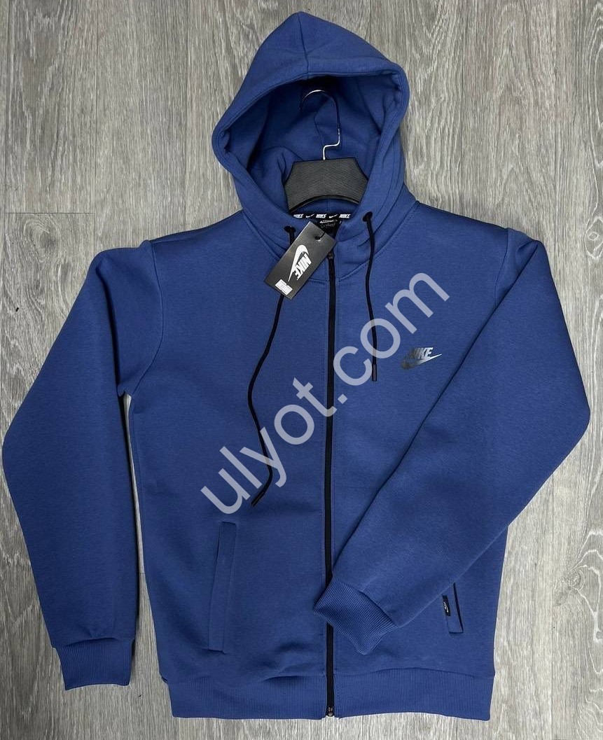 СПОРТ.КОФТА N02 (3XL-7XL) ФЛИС СИНИЙ 123