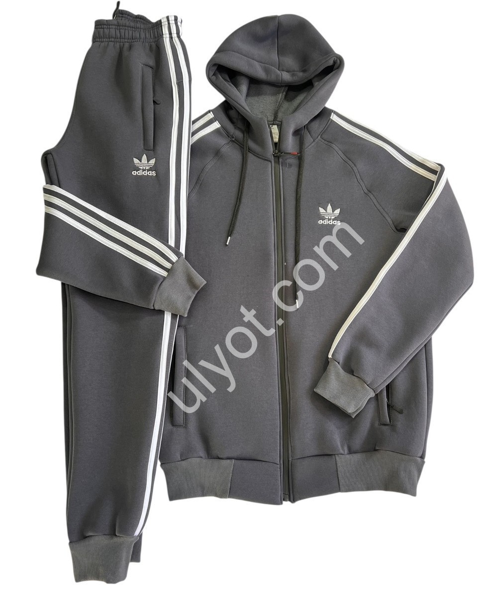 СПОРТ. КОСТЮМ A01 (48-56) МАНЖЕТ СІРИЙ