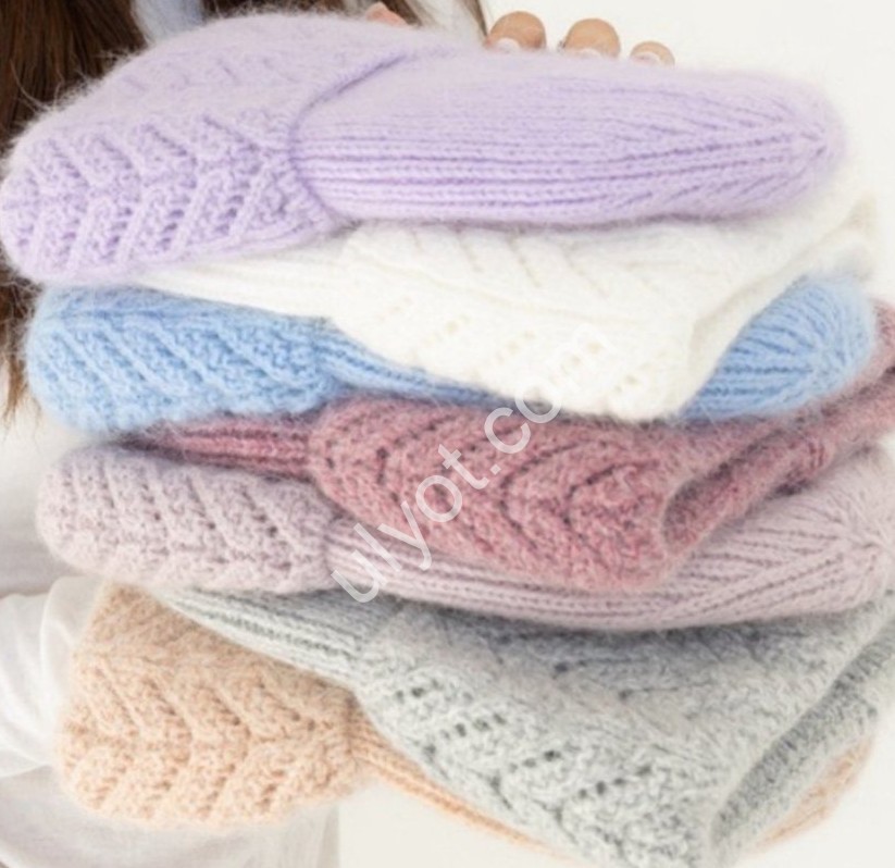 ШАПКА АНГОРА2 (ONE SIZE 56-58) ФЛИС МИКС 