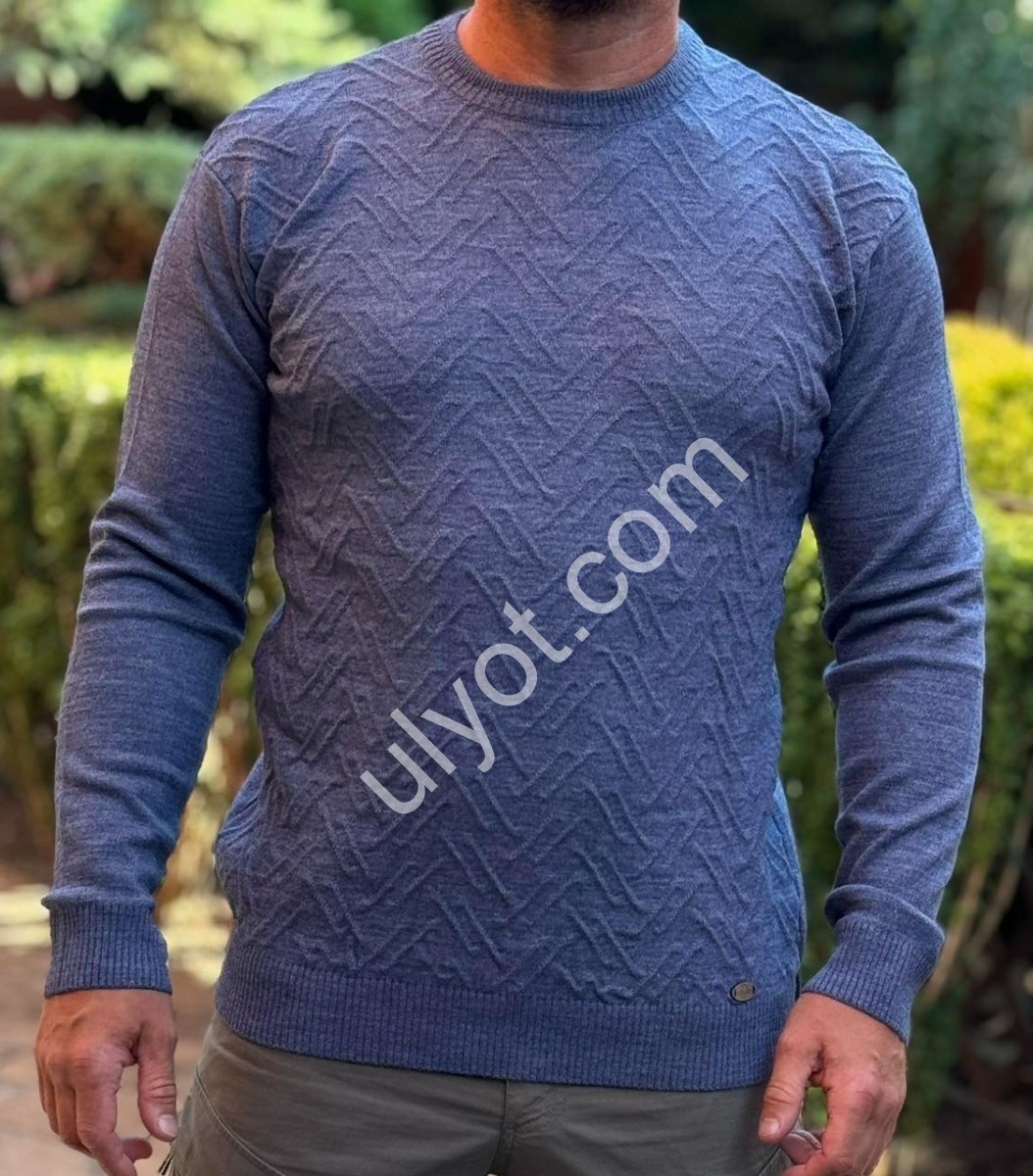 СВИТЕР DEVANTI (3XL-5XL) Т.СИНИЙ 73503-2
