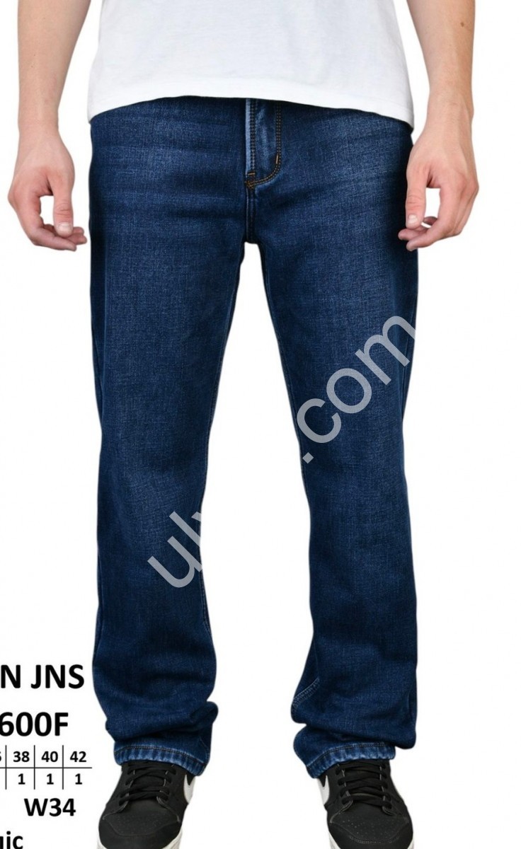 ДЖИНСИ BARON (32-42) ФЛІС Т.СИНІЙ BR9600F